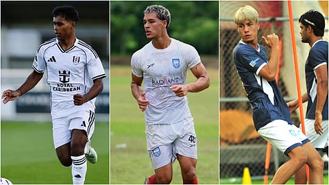 (From left) Farhan Ali Wahid, Zidane Yousuf and Shuki Itofusa.