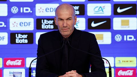  France coach Zinedine Zidane.