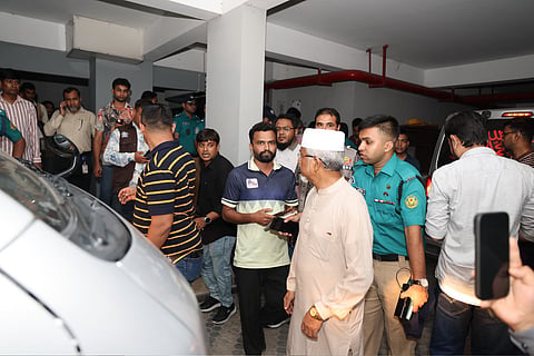 MP Gazi Nazrul is taken to police station 