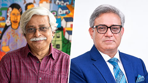 Zafar Iqbal and Maksud Kamal, among five accused facing arrest warrants in a crimes against humanity case.
