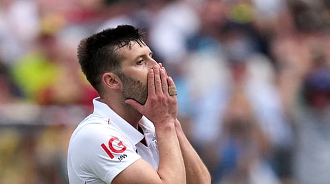 England's Mark Wood.