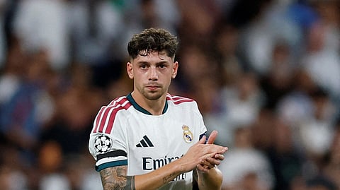 Real Madrid's Federico Valverde.
