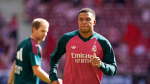 Real Madrid's Kylian Mbappe.