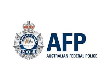 Logo of Australian Federal Police. 