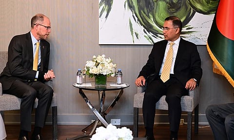 Prime Minister Tarique Rahman holds a meeting with Gates Foundation Chief Executive Officer (CEO) Mark Suzman on 24 September, 2026.
