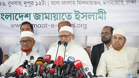 Dr Shafiqur Rahman had an interaction with journalists covering the Jamaat beat on Wednesday