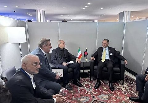Prime Minister Tarique Rahman has met Iranian President Masoud Pezeshkian 