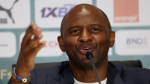  Senegal coach Patrick Vieira.