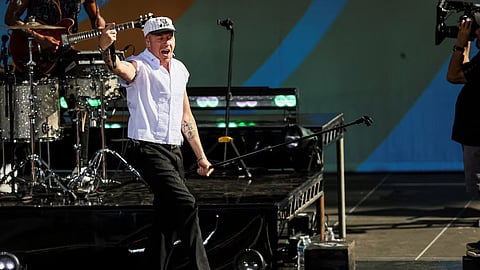 Singer Macklemore performs on ABC's "Good Morning America" show in New York City, US, July 22, 2022