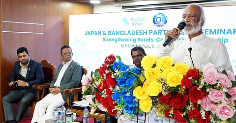 Moyeen Khan was speaking as the chief guest at the "Japan-Bangladesh Partnership Seminar 2026," held at the Diploma Engineers Institution auditorium