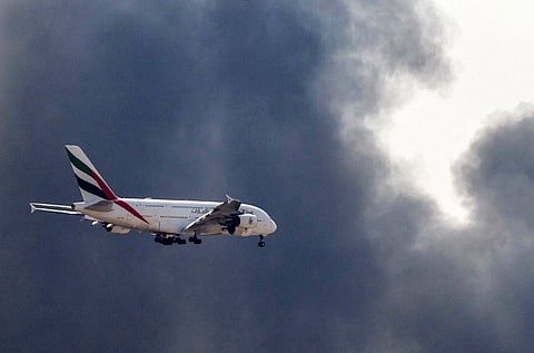 An Emirates Airlines flight carrying PM Tarique and his entourage departed John F Kennedy International Airport 