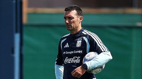 Argentina coach Lionel Scaloni.