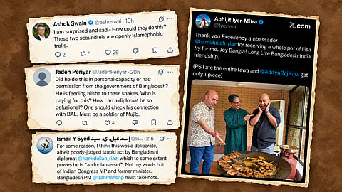 Bangladesh envoy’s special ‘hilsa’ gesture to Indian controversial commentator draws scrutiny
