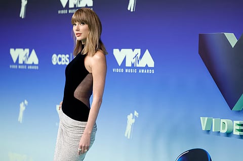 Taylor Swift attends the 2026 MTV Video Music Awards in Los Angeles, California, US, September 27, 2026. 