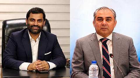 BCB president Tamim Iqbal and ACC president Mohsin Naqvi