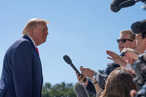 Donald Trump told reporters he may have already made up his mind about US troops in Poland.