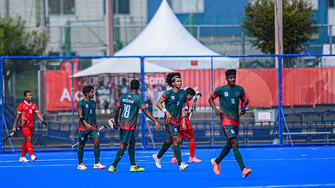 Bangladesh beat Thailand 3-0 to end their Asian Games campaign with a clean-sheet win.