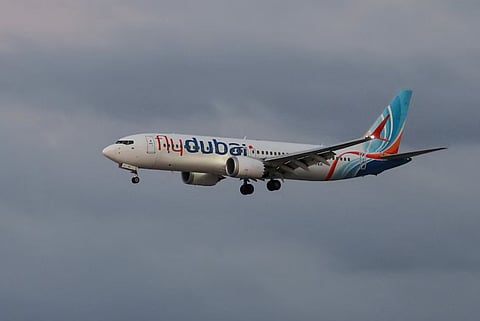 A plane, carrying passengers who were on the FlyDubai aircraft bound for Israel from the United Arab Emirates, which was diverted to Saudi Arabia following an emergency signal, arrives at the Ben Gurion International Airport, in Lod, near Tel Aviv, Israel, September 30, 2026. 