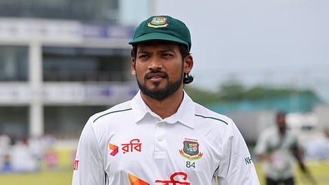 Bangladesh Test captain Najmul Hossain Shanto.