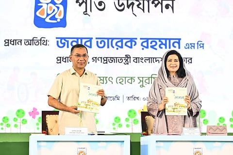 Prime Minister Tarique Rahman and Dr Zubaida Rahman at the programme on October 6, 2026.
