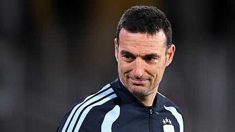 Argentina coach Lionel Scaloni.
