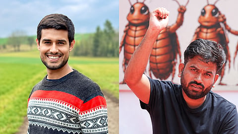 Popular youtuber and political commentator Dhruv Rathee and Founder of CJP Abhijeet Dipke 