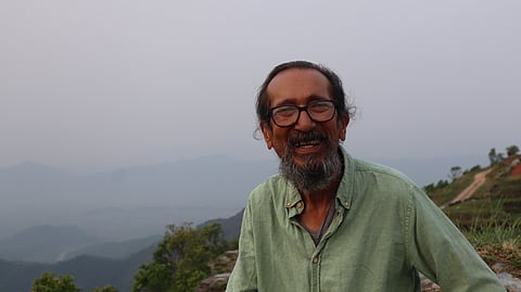 Akku Chowdhury, a Bangladeshi freedom fighter, entrepreneur and former chairman of the Liberation War Museum’s board of trustees, at his mountain retreat in Deumadi, near Pokhara, Nepal