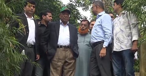 Environment, Forest and Climate Change Minister Abdul Awal Mintoo visits Gazipur Safari Park on Friday.