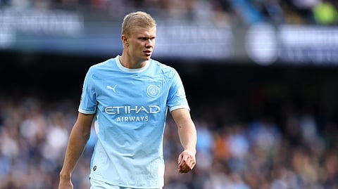 Manchester City's Erling Haaland.