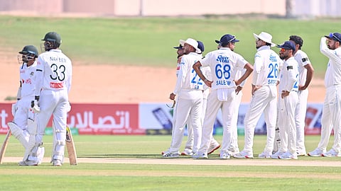 Bangladesh resumed day two at 317/8 but added just 29 runs before being bowled out for 346 in 92.3 overs.