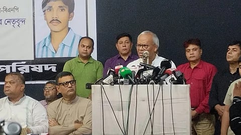 Ruhul Kabir Rizvi was speaking at the National Press Club 
