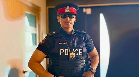 Zayed Khan as police officer