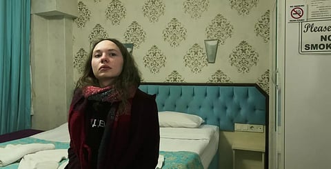 Valeria Ratnikova is seen in a scene from “My Undesirable Friends: Part II – Exile.” 