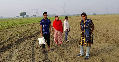 The BSF had to take the four people back into Indian territory