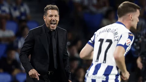 Atletico Madrid coach Diego Simeone.
