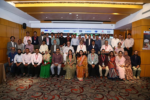 The launch of Save the Children’s SURAKKHA project in Dhaka on Thursday, aimed at strengthening disaster preparedness and early warning systems in the Chittagong Hill Tracts.