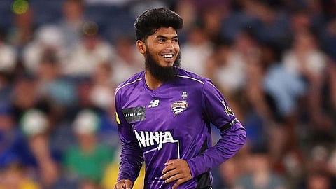 Bangladesh leg-spinner Rishad Hossain.