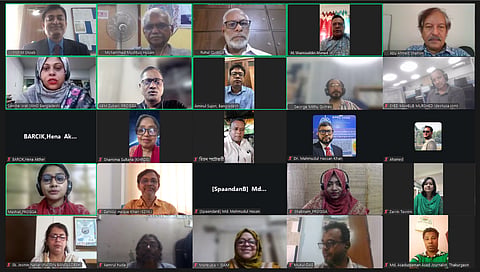 Speakers at the webinar 