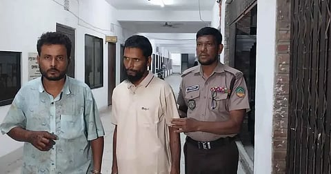 Two Indian nationals, arrested for allegedly entering Bangladesh without valid travel documents, are taken into custody after a Rangpur court rejects their bail pleas on Thursday.
