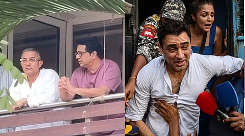 Aamir Khan visited MNS chief Raj Thackeray in Mumbai on Sunday, days after his nephew Imran received a notice to leave India by 28 October.