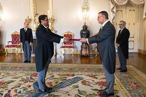 Bangladesh's new ambassador to Portugal, Dr SM Kamrul Hassan, presented his credentials to the Portuguese president at Belém Palace in Lisbon on Monday