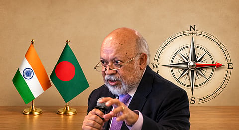 The former diplomat said India's northeastern states depend on Bangladeshi roads, railways, waterways and ports for their shortest commercial access to the sea