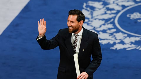 Princess of Asturias Award winner for Sports, Lionel Messi at the Princess of Asturias Awards ceremony in Oviedo, Spain, October 23, 2026.