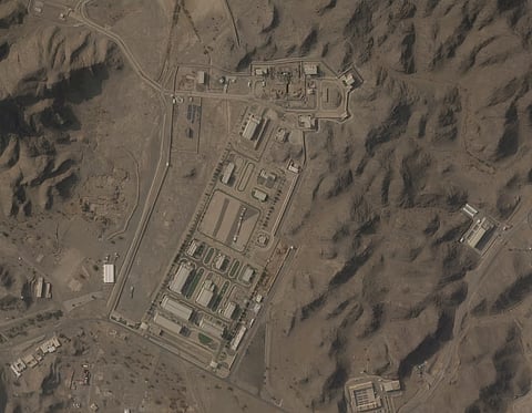 A satellite image shows the solid propellant motor plant in Al Duwadimi, Saudi Arabia, December 12, 2025.