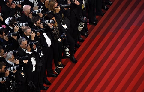 72nd Cannes Film Festival - Photographers are seen on the red carpet.