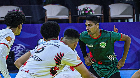 The men’s team dominate their Group B opener in Ahmedabad, with Kenya next up on Sunday.