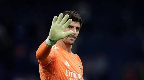 Real Madrid's Thibaut Courtois.