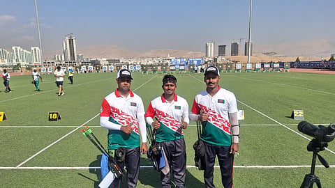 Bangladesh men's recurve team.