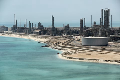 General view of Saudi Aramco's Ras Tanura oil refinery and oil terminal in Saudi Arabia May 21, 2018. 