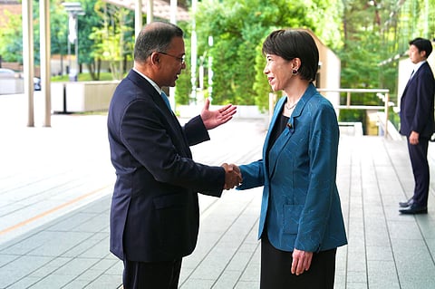 Prime Minister Tarique Rahman and Japanese Prime Minister Sanae Takaichi in Tokyo on October 27, 2026.